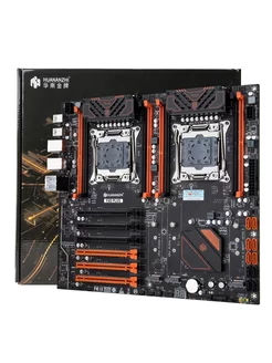 HUANANZHI X99 DUAL-F8D PLUS 2хLGA 2011-3 8xDDR4, E-АТХ huananzhi 166959536 купить за 19 775 ₽ в интернет-магазине Wildberries