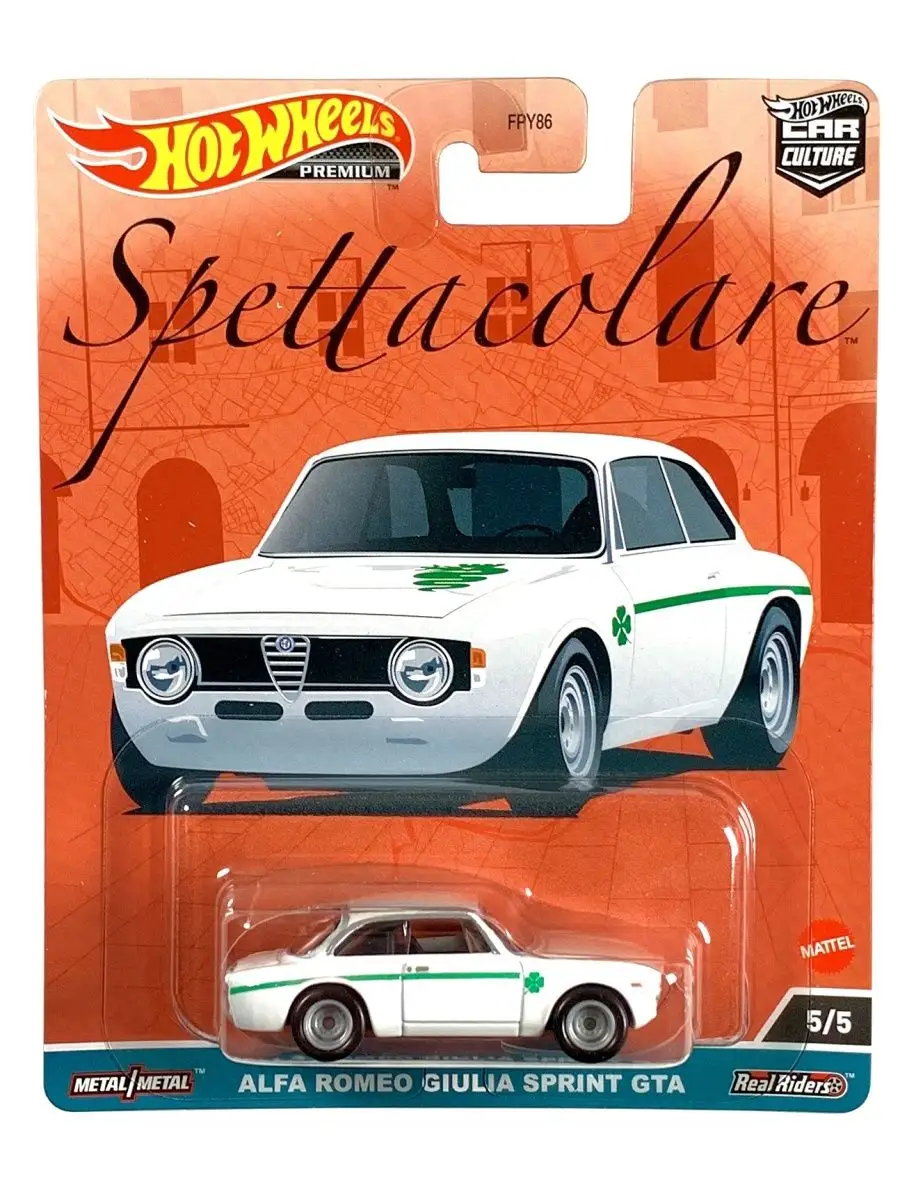 Машинка Hot Wheels Premium Alfa Romeo Giulia Sprint GTA Hot Wheels  166974626 купить в интернет-магазине Wildberries