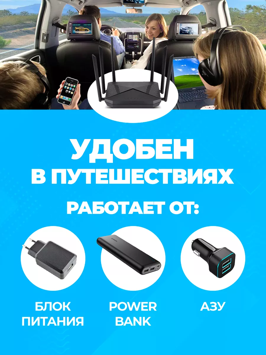 Роутер Wi-Fi с сим картой 4G вайфай Sungpo smart 167132504 купить за 3 120  ₽ в интернет-магазине Wildberries