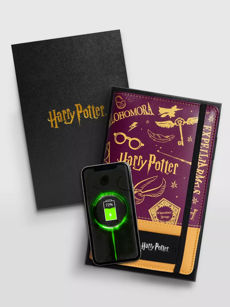 Блокнот А6 с беспроводной зарядкой Power Bank Harry Potter 167133500 купить  за 2 108 ₽ в интернет-магазине Wildberries