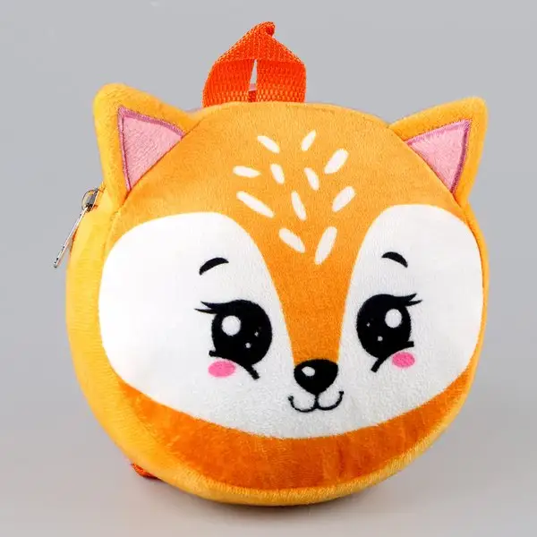 Рюкзак детский плюшевый Лисёнок