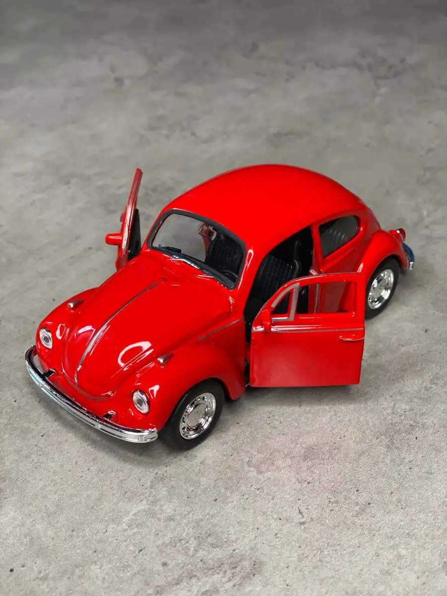 Металлическая машинка VOLKSWAGEN BEETLE 1946 Фолькцваген Жук WELLY  167144671 купить за 516 ₽ в интернет-магазине Wildberries