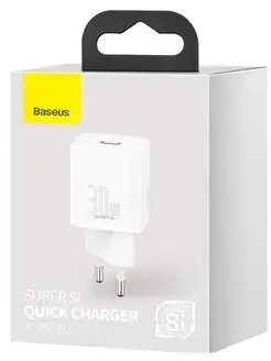 Быстрая сетевая зарядка 30W USB Type-C BASEUS 167164111 купить за 1 211 ₽ в интернет-магазине Wildberries