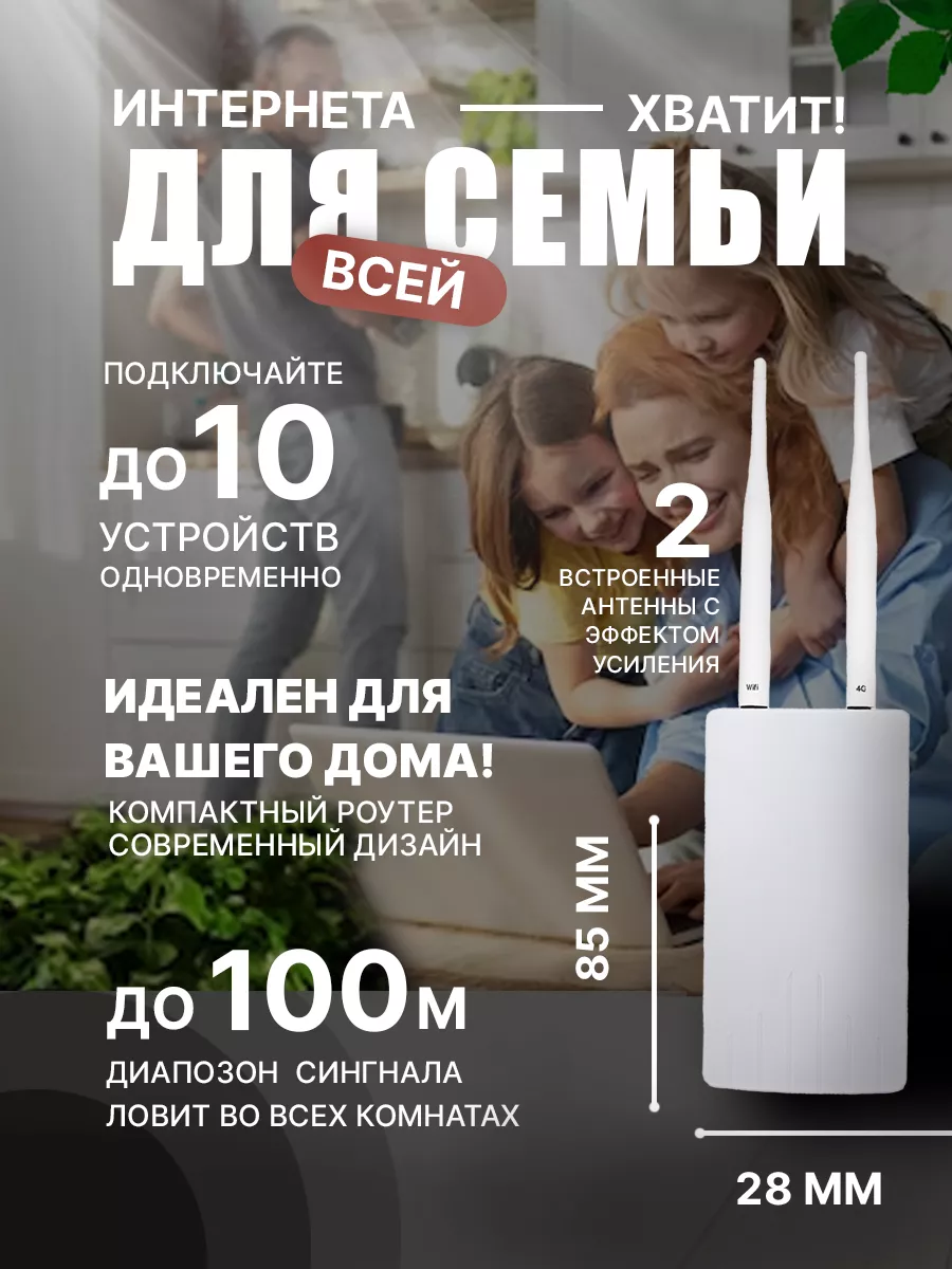 Роутер с сим картой wifi 4G уличный, водонепроницаемый CPE 167164997 купить  за 2 451 ₽ в интернет-магазине Wildberries