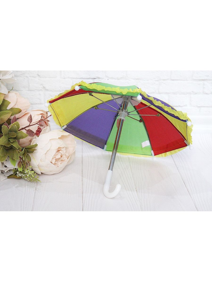 Разноцветные зонтики. Зонтик для кукол. Кукольные зонтики. Зонтик для куклы