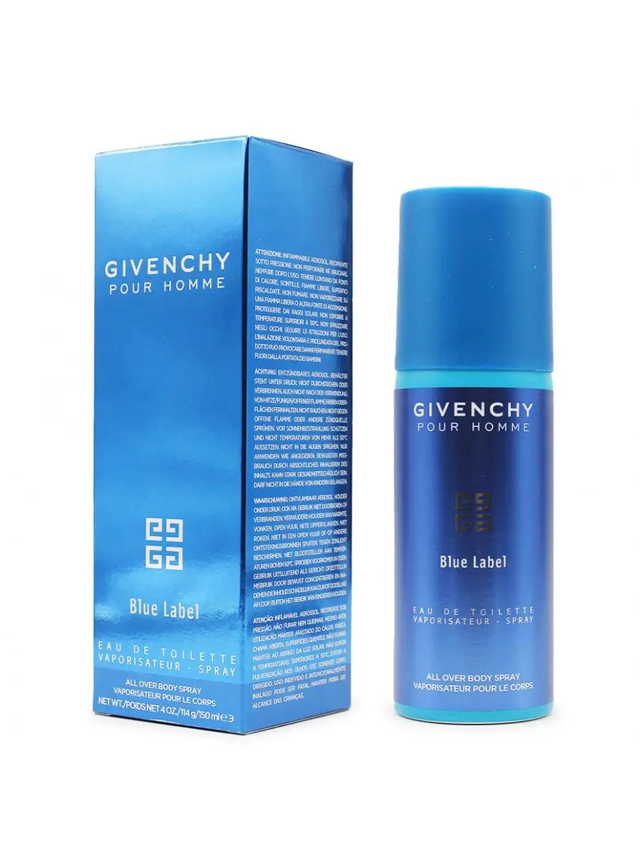 Givenchy Blue Label Pour Homme edt 150 ml 167224595 434 Wildberries