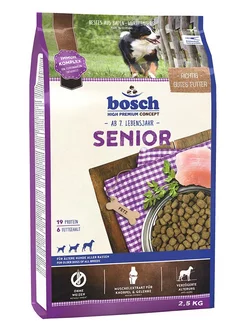 Сухой корм для пожилых собак Senior, 2,5 кг Bosch PetFood 167263248 купить за 1 343 ₽ в интернет-магазине Wildberries