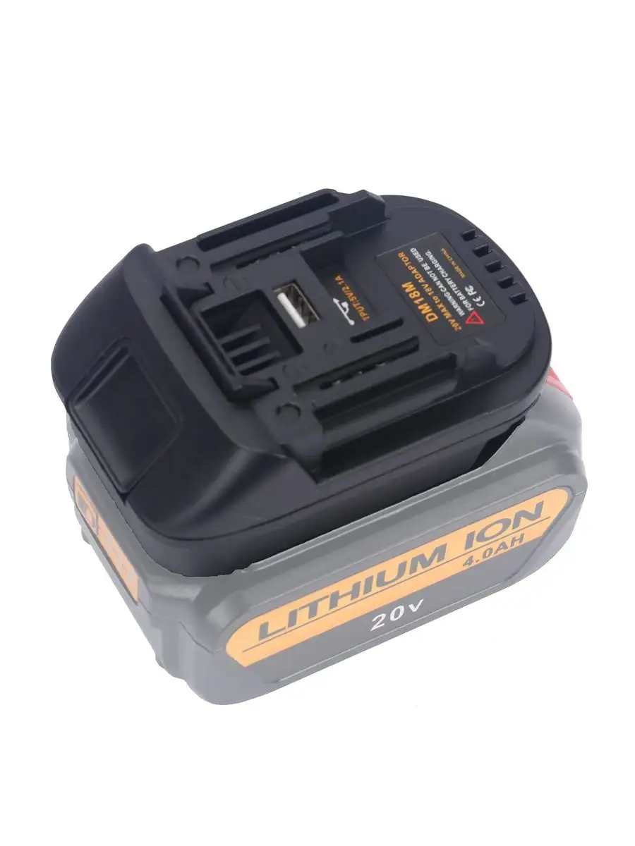 Адаптер для аккумулятора Dewalt / Milwaukee в Makita 18V Kige 167286256  купить за 1 706 ₽ в интернет-магазине Wildberries