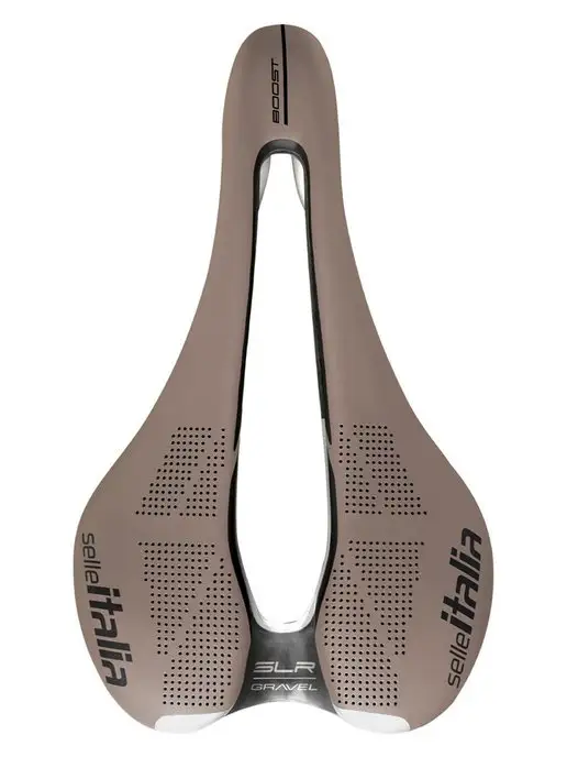 Selle Italia Седло велосипедное Novus TI 316 с титановыми направляющими, коричневый, фото 2