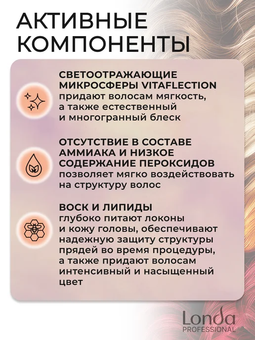 Londa Professional Тонирующая краска для волос Ammonia Free 9 19, белый, фото 4