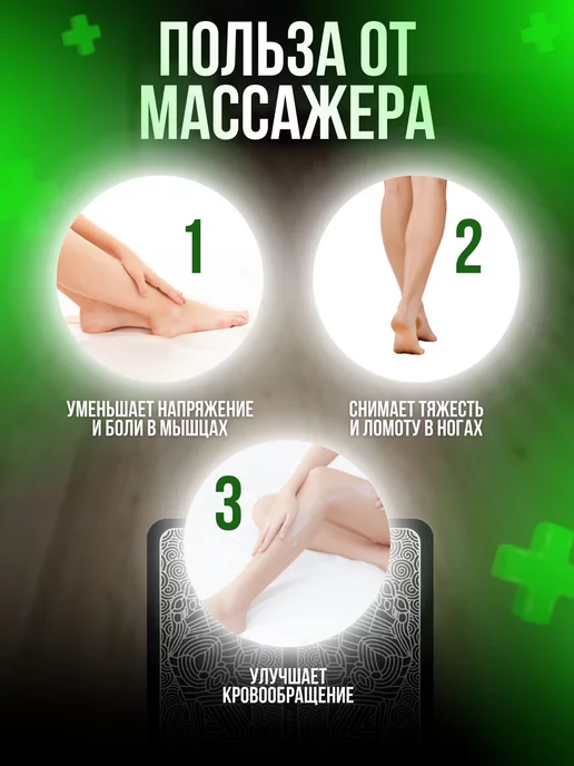 Eligio Массажер для ног и тела электрический микротоковый коврик, вариант, фото 4