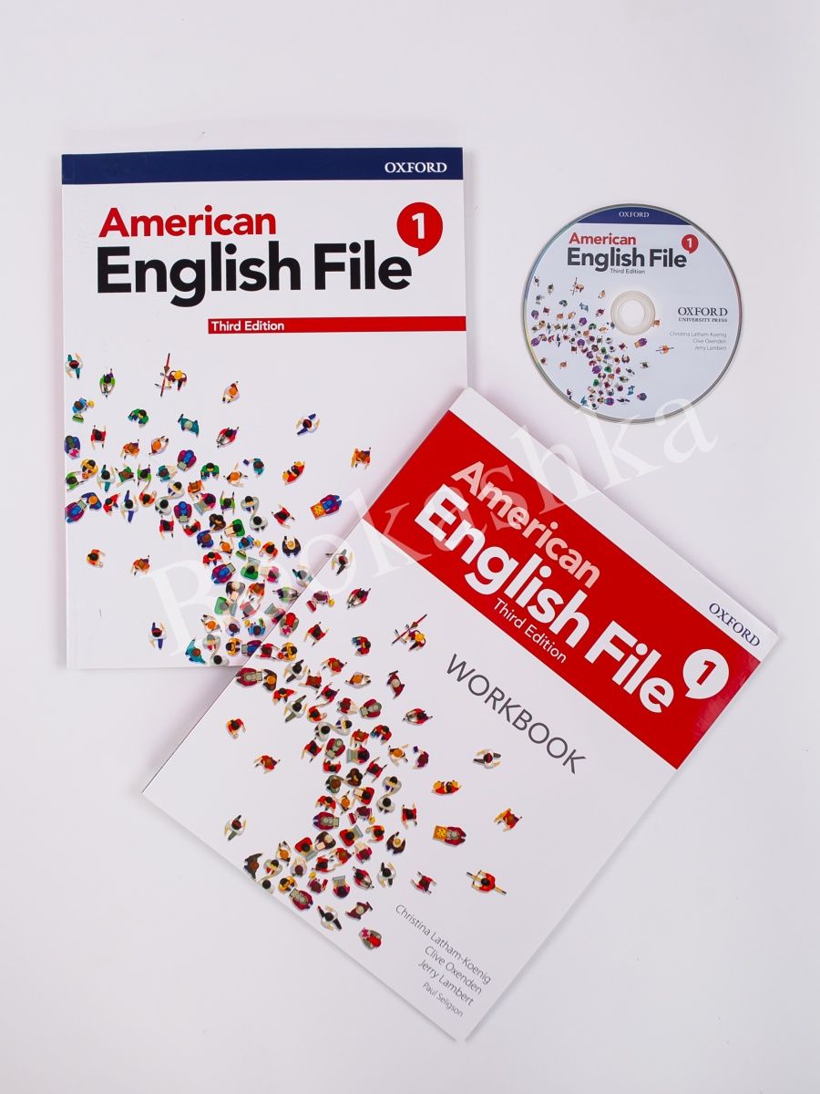 American English File Level 1 - Student`s book+Workbook+CD Oxford 167345177  купить за 2 599 ₽ в интернет-магазине Wildberries