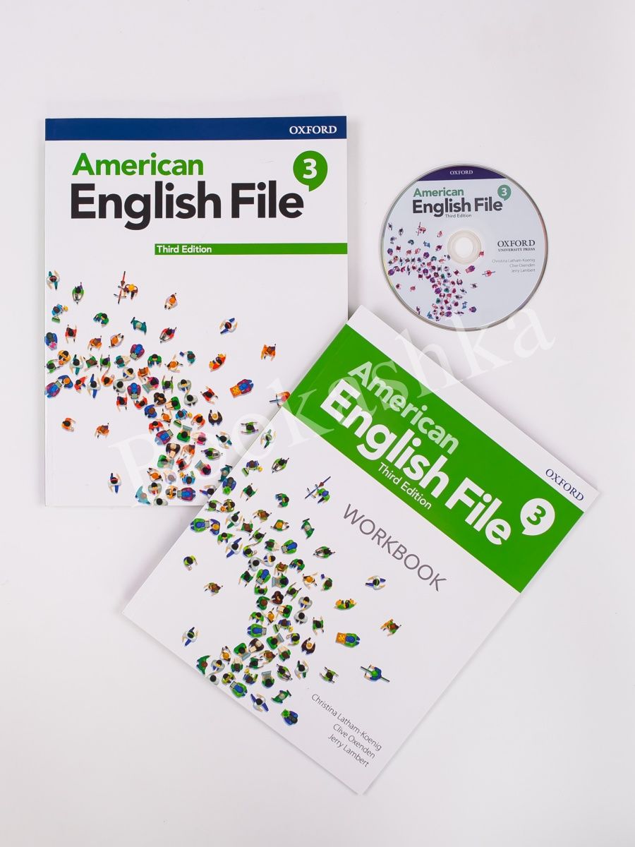 American English File Level 3- Student`s book+Workbook+CD Oxford 167345179  купить за 2 570 ₽ в интернет-магазине Wildberries