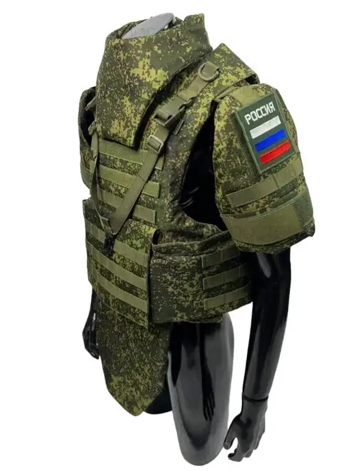 Бронежилет штурмовой тактический военный Модульный, серый, фото 6