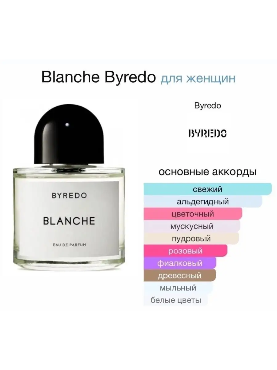 Byredo blanche бланш байредо купить духи 167354535 купить за 1 547 ₽ в  интернет-магазине Wildberries