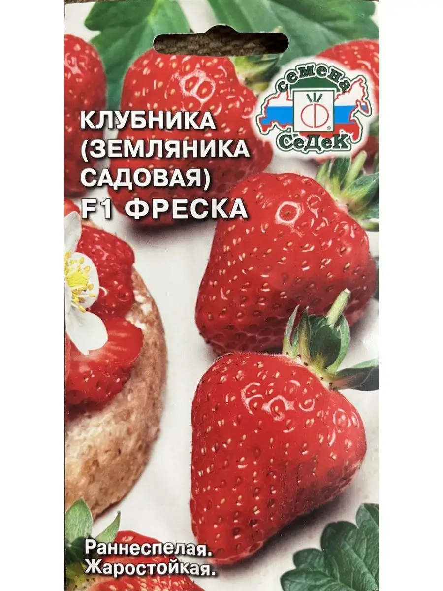 Земляника-Клубника Фреска F1 СеДек 167373539 купить за 184 ₽ в  интернет-магазине Wildberries