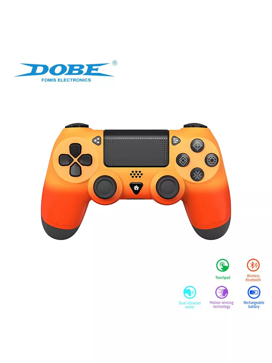 Геймпад для Playstation 4, Dobe, черный Dobe 167380068 купить за 1 063 ₽ в  интернет-магазине Wildberries