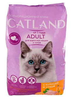 Корм для кошек 1,3 кг Catland 167502516 купить за 497 ₽ в интернет-магазине Wildberries