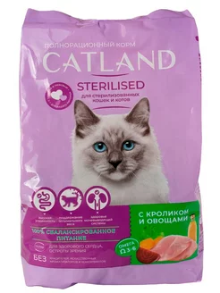 Корм для кошек 1,3 кг Catland 167502758 купить за 484 ₽ в интернет-магазине Wildberries