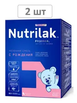 premium 1 смесь сухая детская молочная 0-6 мес 600г - 2 шт NUTRILAK 167527070 купить за 1 689 ₽ в интернет-магазине Wildberries