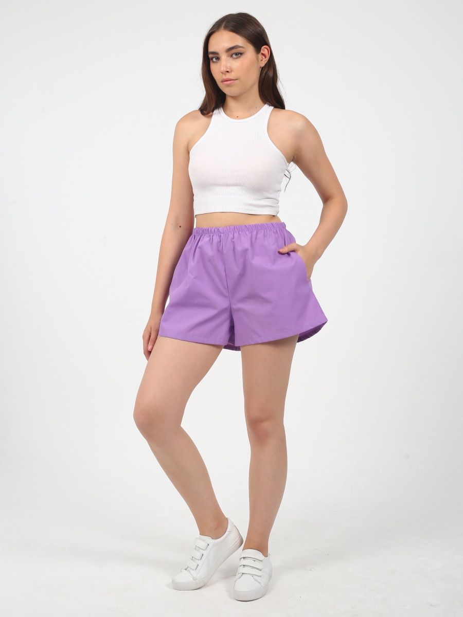 Purple shorts