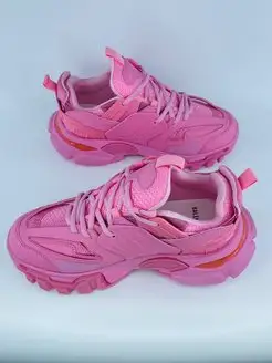 Кроссовки женские розовые удобные Balenciaga Track весна Кроссовки