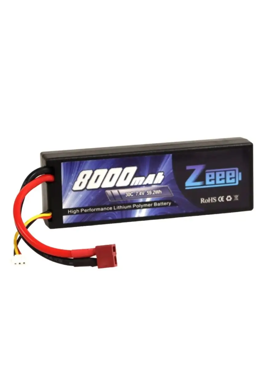 Аккумулятор для радиоуправляемых моделей Li-Po 7.4V 8000mAh Zeee Power  167564963 купить в интернет-магазине Wildberries