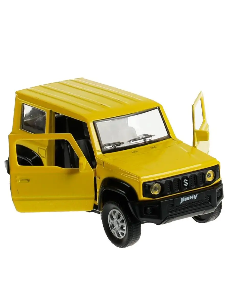 Машинка металлическая SUZUKI JIMNY 11,5 см жёлтая Технопарк 167616805  купить за 462 ₽ в интернет-магазине Wildberries