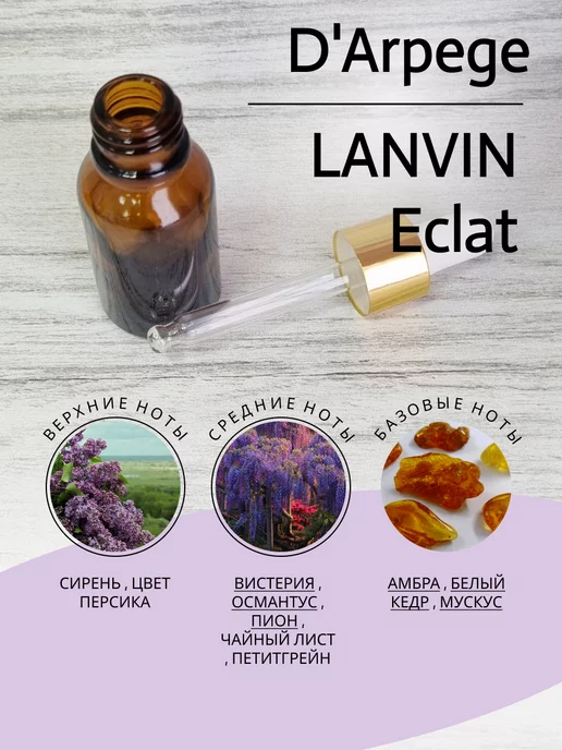 Aromdom Отдушка для мыла, отдушка для свечей. Lanvin Eclat d arpege, вариант, фото 3