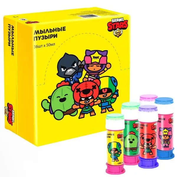 Мыльные пузыри Бравл Старс, 50 мл, .