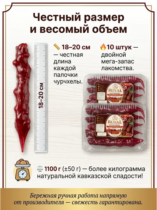 Мир Чурчхелы Чурчхела с грецким орехом в гранатовом соке, вариант, фото 2