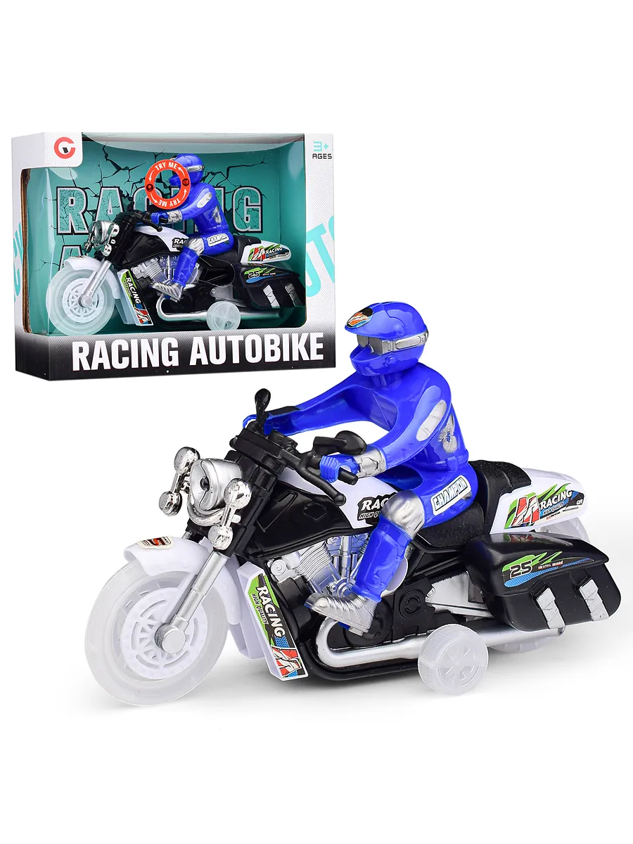 Мотоцикл - байк иннерационная машина URAL TOYS 167652804 купить за 646 ₽ в  интернет-магазине Wildberries