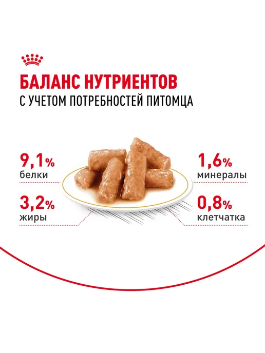 Royal canin Корм для кошек влажный British Shorthair Британская 85г 28шт, 85 г, 28 шт, фото 7