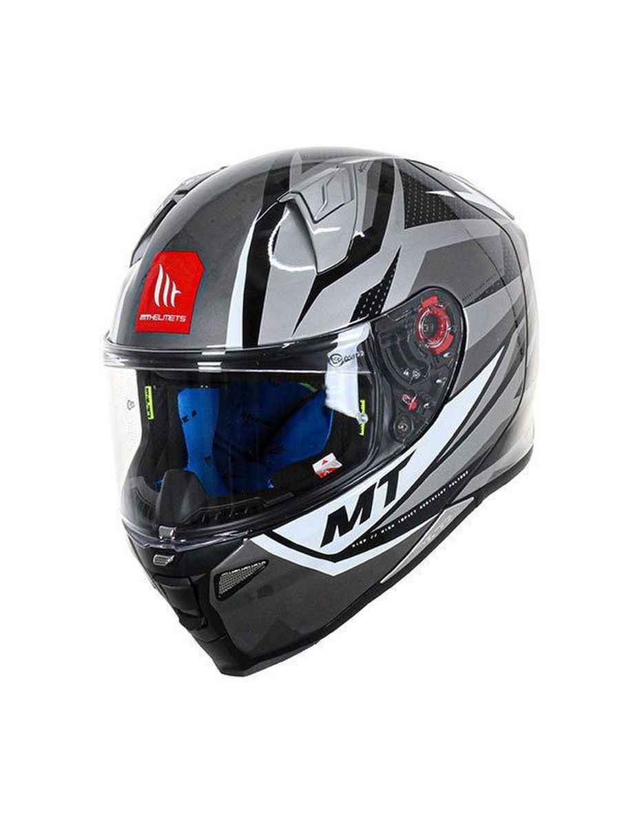 Шлем MT Helmets. Шлем мотоциклетный интеграл с рогами. Шлем МТ фото.