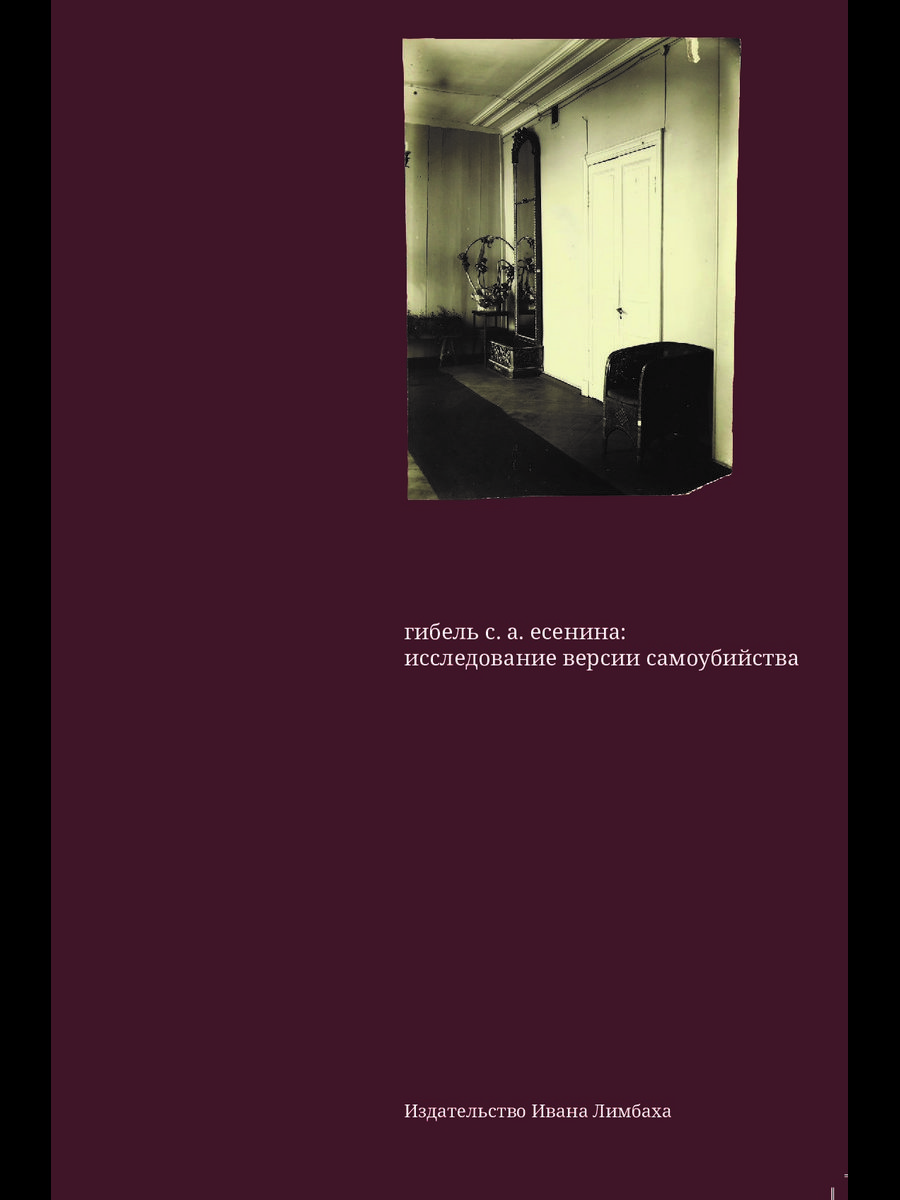 Гибель С.А. Есенина: исследование версии самоубийства Издательство Ивана  Лимбаха 167700171 купить за 542 ₽ в интернет-магазине Wildberries