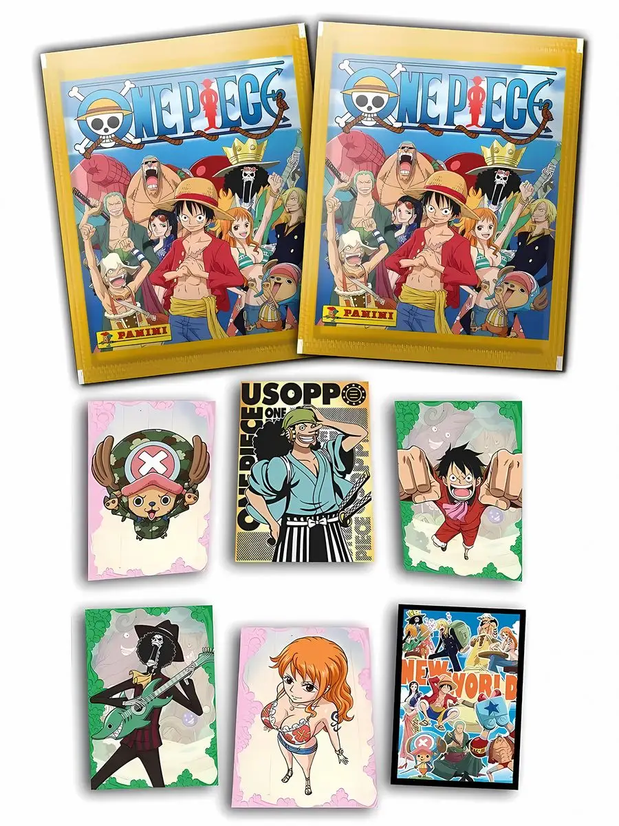 Наклейки Панини ONE PIECE 50 пакетиков Ван Пис PANINI 167735943 купить за 3  910 ₽ в интернет-магазине Wildberries