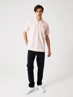 Футболка поло L.12.21 хлопковая Classic fit Lacoste 167748342 купить за 5 527 ₽ в интернет-магазине Wildberries