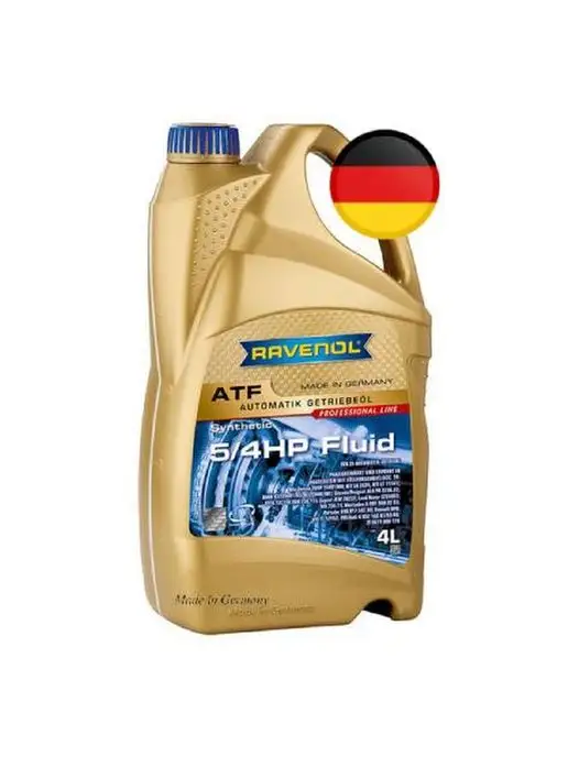 RAVENOL Трансмиссионная жидкость ATF 5 4HP Fluid, синтетическое, 4 л