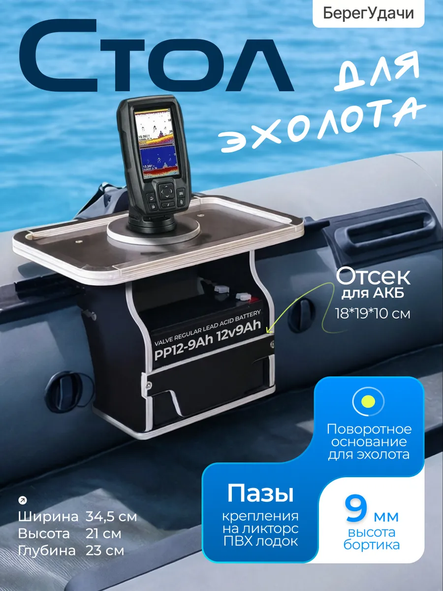 Стол для эхолота в лодку пвх нднд