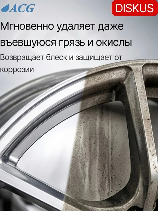 ACG Профессиональный очиститель легкосплавных дисков DISKUS 5 л, 5 л, фото 2