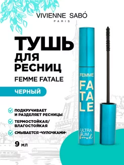 Тушь для ресниц черная влагостойкая Femme Fatale Vivienne Sabo 167787683 купить за 384 ₽ в интернет-магазине Wildberries