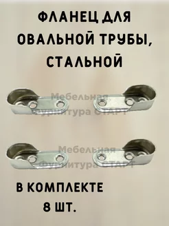 Фланец для овальной трубы 15х30мм Мебельная Фурнитура СТАРТ 167795252 купить за 129 ₽ в интернет-магазине Wildberries