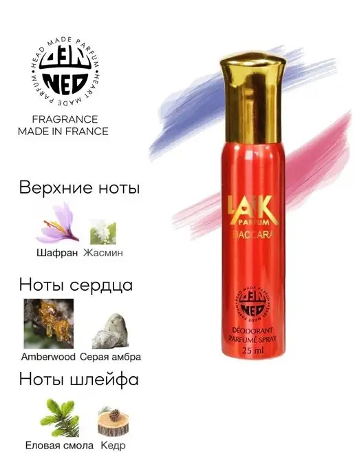 Neo Parfum Парфюмерный дезодорант спрей LIKE Baccrat Rouge Баккара 25мл