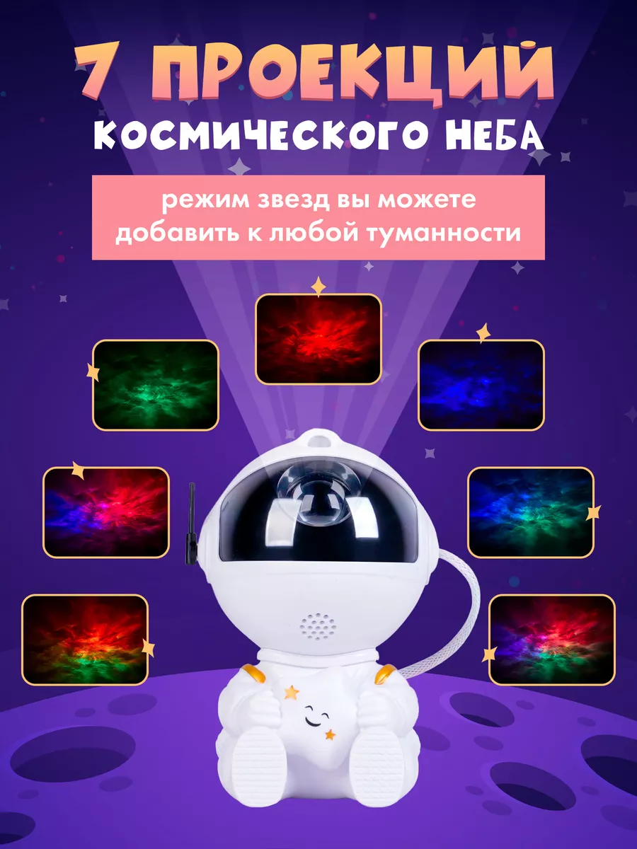 Ночник звездное небо детский с пультом SleepHome 167834019 купить за 826 ₽  в интернет-магазине Wildberries