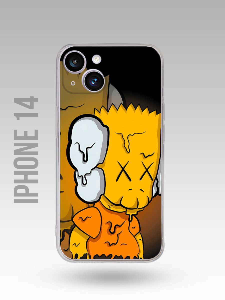 Чехол на Iphone 14 Художник|Кавс|Kaws|Симпсоны|Барт|Simpsons Каждому Своё  Style 167835190 купить за 300 ₽ в интернет-магазине Wildberries