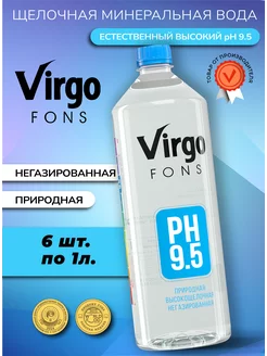 Вода щелочная негазированная питьевая 6 шт по 1 л Virgo fons 167945522 купить за 1 129 ₽ в интернет-магазине Wildberries