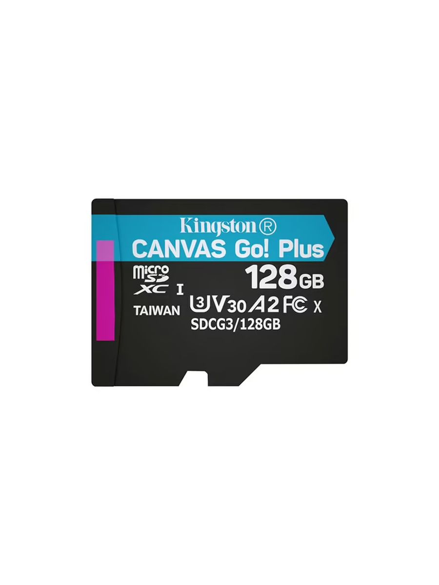 Карта памяти kingston canvas go plus microsdxc