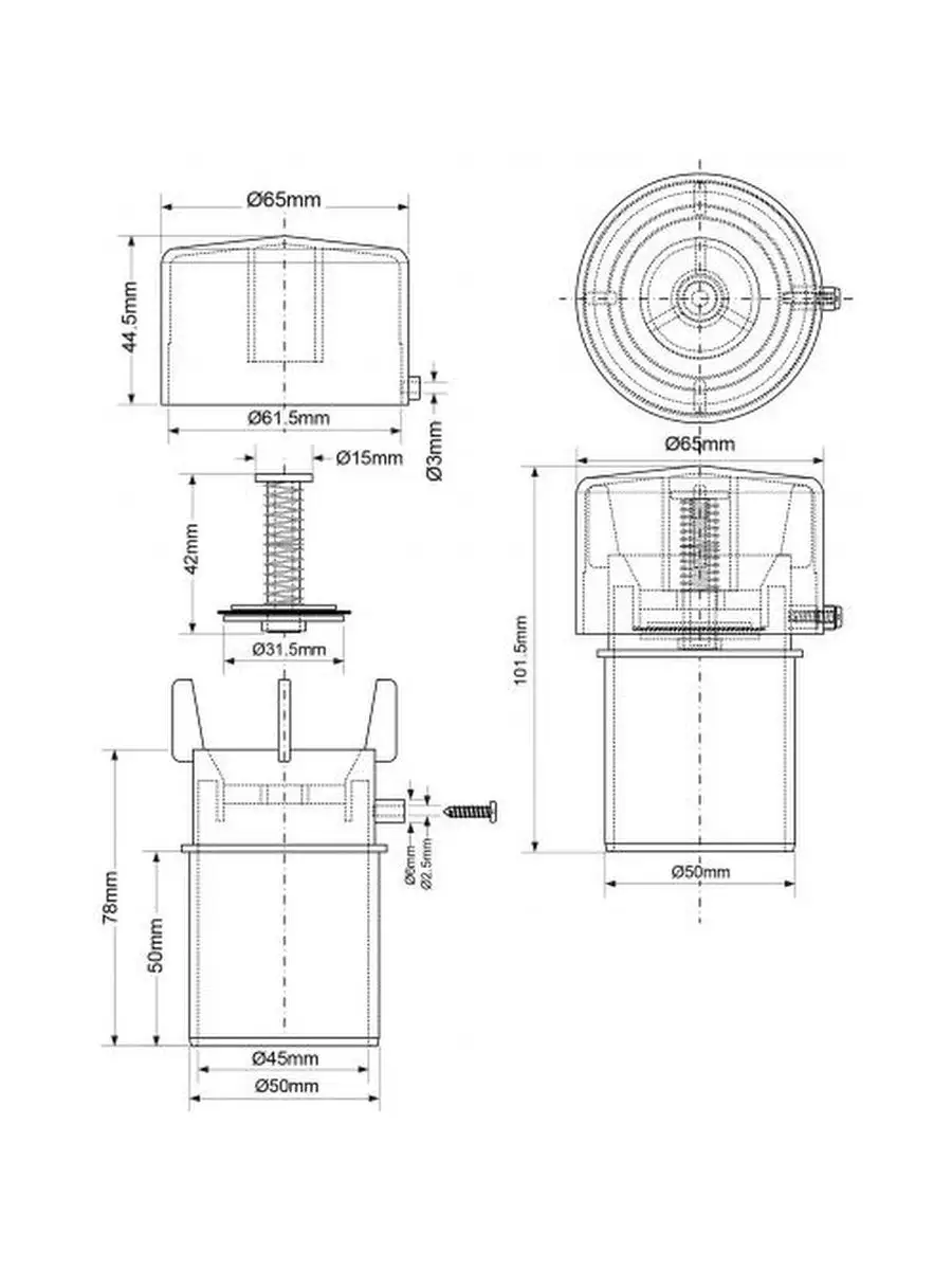 Вакуумный клапан для канализации McAlpine 50 мм MRAA4S 167969778 купить за  1 201 ₽ в интернет-магазине Wildberries