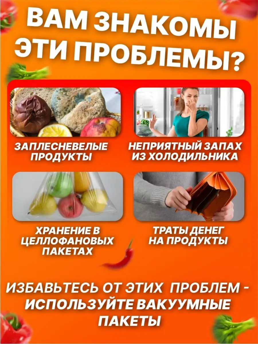 Вакуумные пакеты для вакууматора 20*30, набор 100 штук ПЛАНЕТА КОМФОРТА  167970293 купить за 1 222 ₽ в интернет-магазине Wildberries