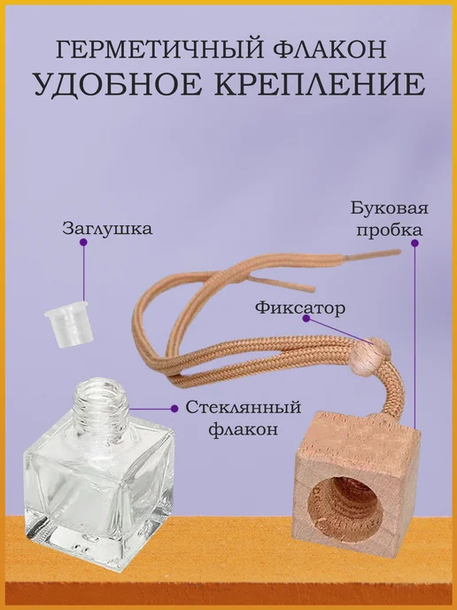 Natamika Духи ароматизатор в машину вонючка Амбер Вуд, вариант, фото 5